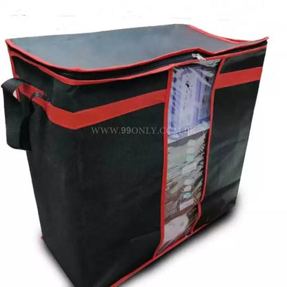 Large Storage Blanket Bag Organizer Cloth Storage Boxes For Wardrobe..