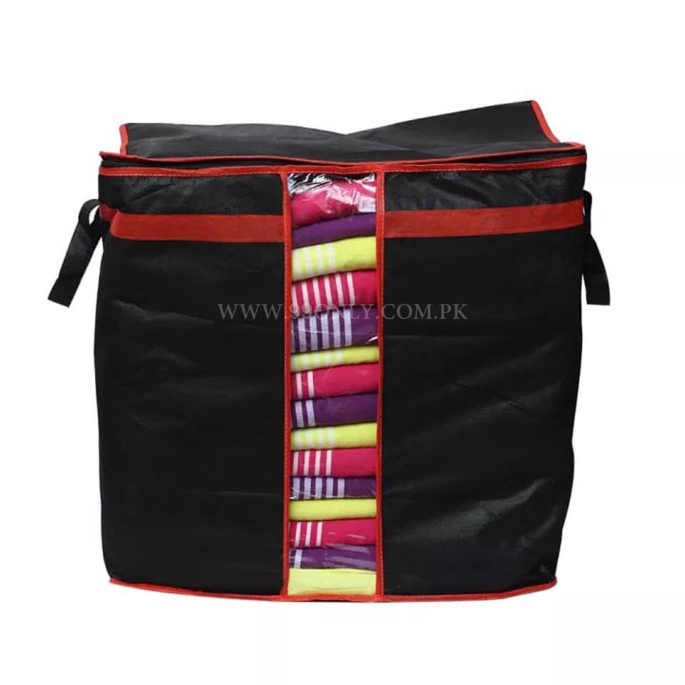 Large Storage Blanket Bag Organizer Cloth Storage Boxes For Wardrobe..