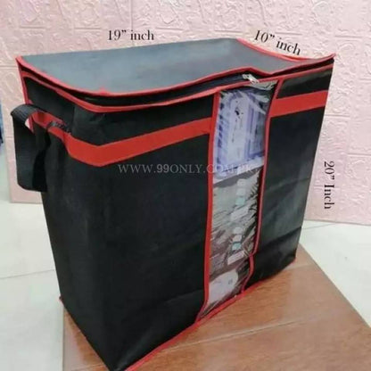 Large Storage Blanket Bag Organizer Cloth Storage Boxes For Wardrobe..