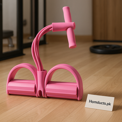 4-Tube Pedal Resistance Band – Multifunction Home Gym Exercise Equipment