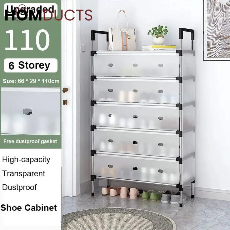 Dustproof Multilayer Shoe Rack